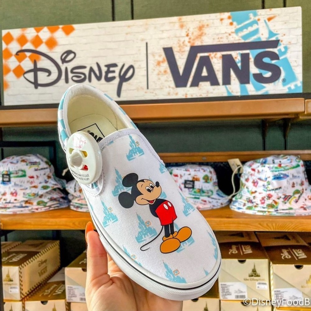 Disney Parks 2022‎ 50th Anniversary Magic Vans Slip On Shoes
